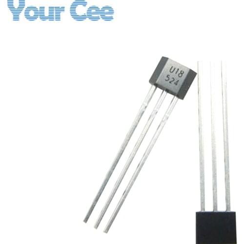 50 pcs U18 US1881 OH188 1881 U18 Hall Effect Sensor Magnetic Detector Hall Sensor Motor