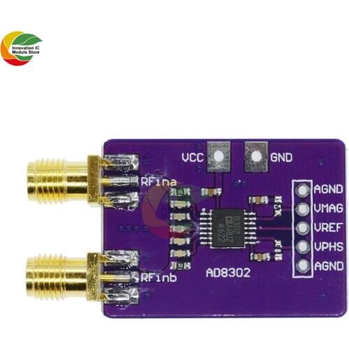 AD8302 Amplitude Phase RF Detector Module IF 2.7GHz Phase Detection for Ham Radio Amplifiers