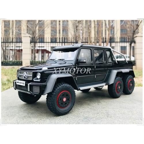 AUTOart 1:18 For Benz AMG G63 6X6 SUV Diecast Car Model Black/Silver/Red/Gray/White/Silt Kids Toys Girls Collection Display