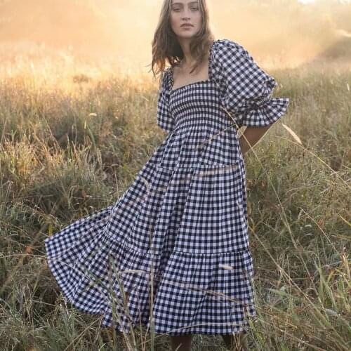 Модные платья в клетку AYUALIN China At AliExpress