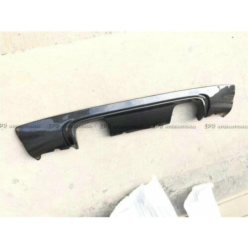 For BMW E46 M3 OE Type Rear Bumper Diffuser Lip Trim Carbon fiber Bodykits