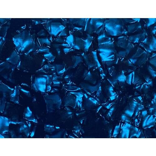 Acrylic-Celluloid Sandwich Color Sheets 3.0mm for Jewelries, Crafts, Art Works, Decoration - Night Blue (CL1003)