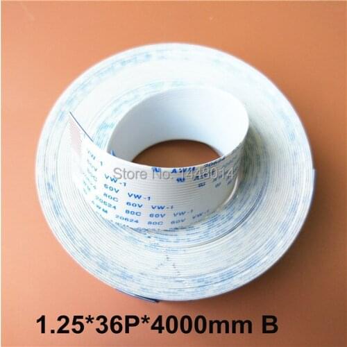 Eco solvent printer DX4 long data cable for Roland FJ540/740/SJ745/RS640 main board data cable 36pins (1.25*36P*4000mm B)