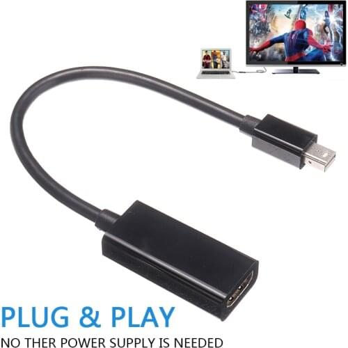 Mini DP to HDMI-compatible Cable Male to Female Mini Display Port DP To HDMI-compatible Adapter Cables For Mac Pro MacBook Air