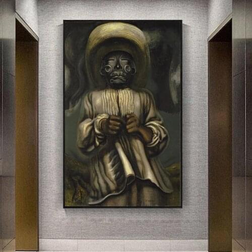 David Alfaro Siqueiros Moma Canvas Painting Wall Canvas Poster and Prints Cuadros Wall Art Painting for Living Room Home Decor