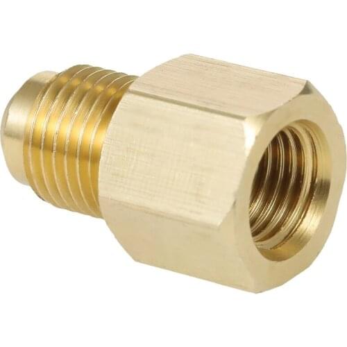 Fixmee R134a Vacuum Pump / Hose Adapter Set,Converts 1/4" SAE to1/2" ACME Adaptor