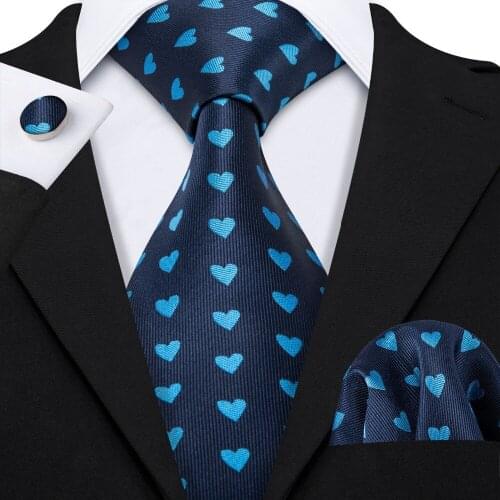 LS-5070 Men Tie 100% Silk Jacquard Woven Barry.Wang Cartoon Pattern Tie For Men Wedding Business Party Neck Tie Set Dropshipping