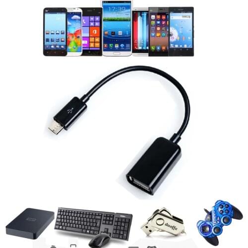 Micro USB OTG Cord Adapter Adaptor Cable for Nobis 9-INCH 7-Inch Tablet PC Tablet Android USB 2.0 OTG Adapter
