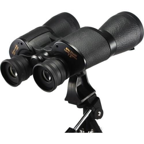 HD 20X50 Powerful Telescope Binoculars Long Range 10000m Focusing Wheel Zoom Large Objective Waterproof FMC for Hunting Camping