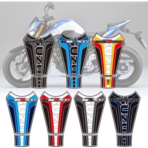 Motorcycle 3D Emblem Tank Pad Protection Decal Sticker For Suzuki GSR 600 GSR600 2006 2010 2007 2008 2009