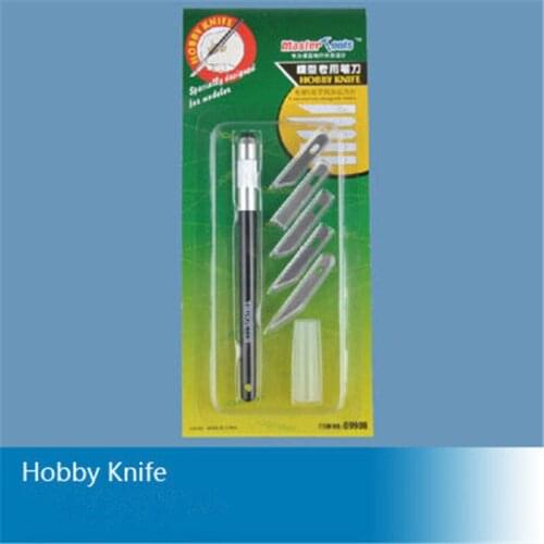 Trumpeter Master Tools 09908 Hobby Knife Kit Cutter Assembly Model Craft Tool(5 blade)