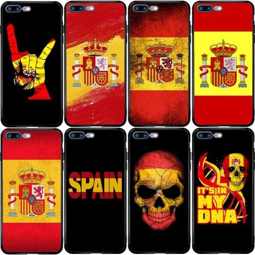 Phone Case for Xiaomi Redmi Note 9A 8 8T 7 6 7A 6A 5A 5 A1 A2 A3 Pro Max Plus Lite Retro Vintage Spain Flag
