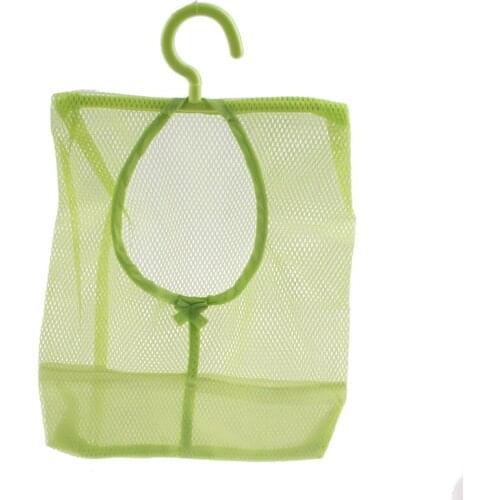 Kitchen Bathroom Hanging Storage Clothespin Hanging Mesh Bag Hook Organizer Dropship