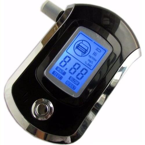 Wholesale Professional Digital Mini Police LCD Screen Breath Alkohol Alcohol Tester Breathalyzer Bafometro Alcoholimetro