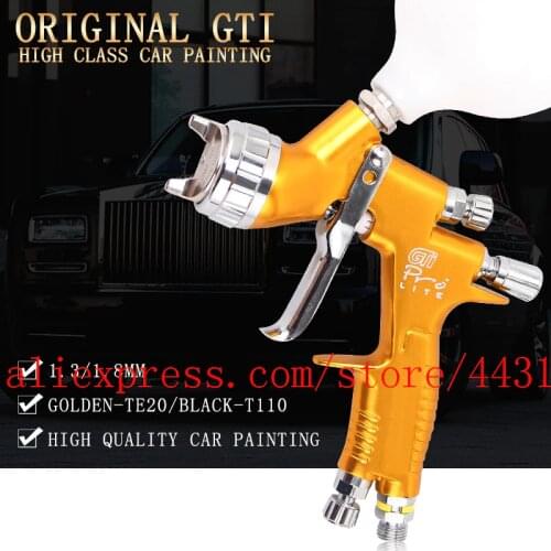Lvmp professional gti pro lite spray gun TE20 T110 1.3/1.8mm water based paint car automotive paint spray gun