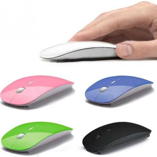 VAOLRO Ultra Thin Optical Wireless Mouse Gamer USB 2.4G Receiver Cordless Mouse For Computer PC Laptop Desktop Super Slim