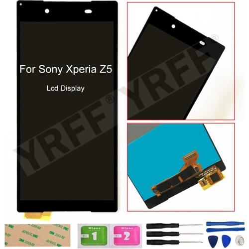 5.2'' LCD For Sony Xperia Z5 LCD Display Touch Screen Digitizer Assembly E6653 E6603 E6633 LCD Screen
