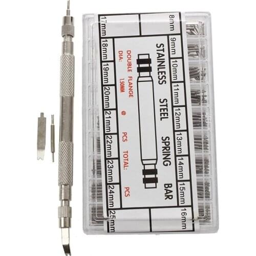 360 pcs 8-25 mm stainless steel watches Spring Bars + pins Watchband bar Spring Bar