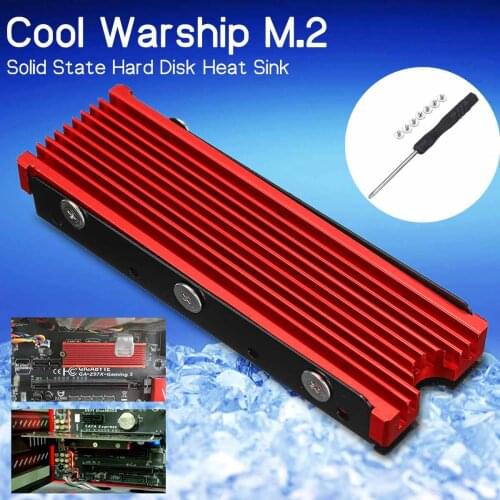 Aluminum M.2 Heatsink NVME NG-FF M.2 Heatsink Cooling Metal Sheet Thermal Pad For M.2 NG-FF 2280 PCI-E NVME SSD