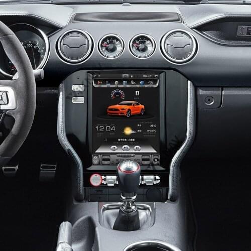 Car gps navigation car video players for Ford Mustang 2014 2015 2016 2017 2018 android radio tape recorder head unit autoradio