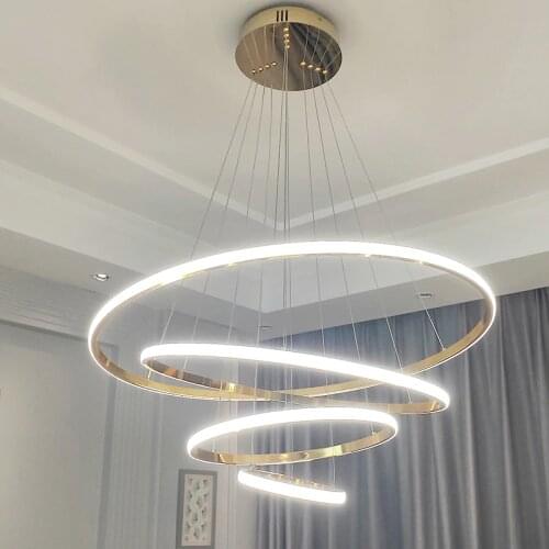 BANDENGGONG Chrome Chandeliers