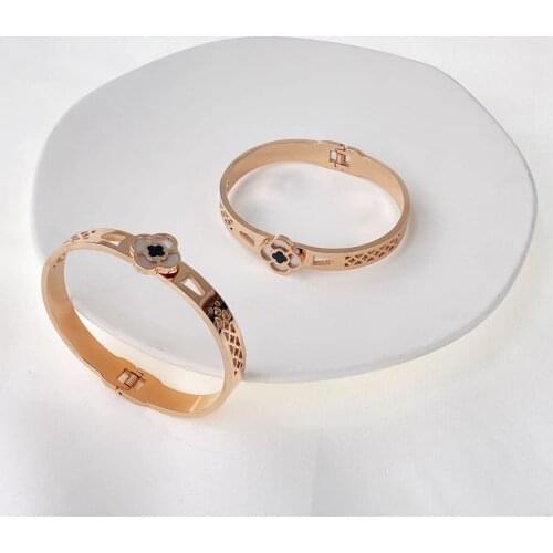 Korean fashion bangle steel