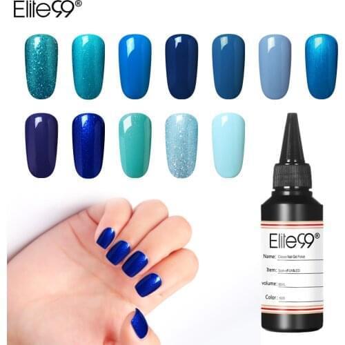 Elite99 60ML Color Gel Polish Soak Off UV LED Nail Varnish Primer Gel Polish Salon Manicure Nails Art UV Led Gel Polish Base Top