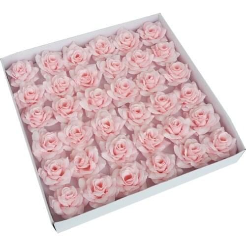 36Pcs/Set 8Cm Soap Flowers Artificial Camellia Flower Bride Bouquet Home Wedding Decor Scrapbooking Diy Supplies
