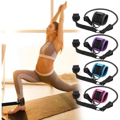 Door Pull Rope Accessories Gantry Frame Leg Training Hip Fitness Accessories Elastic Band Foot Ring Leggings Buckle Ankle Strap