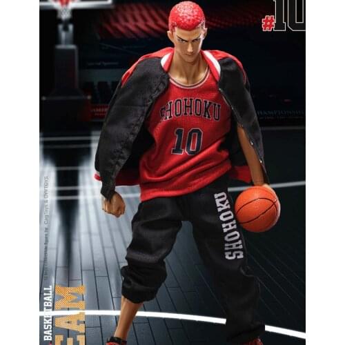 1/6 scale Hanamichi Sakuragi Basketball Training uniform set for 12in action figure male soldier clothing model toys