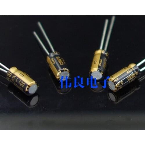 10 Piese ELNA Rfs Silmic II Capacitor 10UF 35V 4.7UF 50V 1UF 50V Size 5*11mm