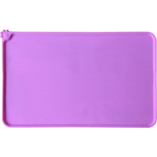 Pet Dog Cat Feeding Mat Wipe Clean Pet Supplies Pad Cute Silicone Bed Dish Bowl Food Water Feed Placemat