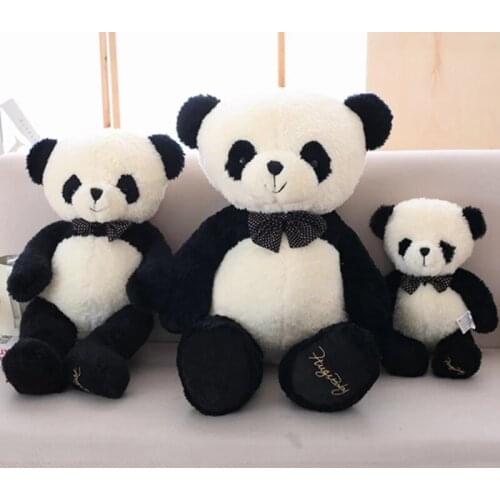 40/60/80CM Kawaii Panda Plush Toy Stuffed Plush Soft Animal Cartoon Gift For Girlfriend Kids Birthday Gift Home Decoration