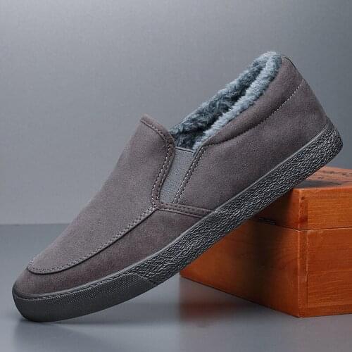 Leather Men Boots Winter with Fur Super Warm Snow Boots Men Winter Work Casual Shoes Sneakers High Top Rubber Ankle Boots