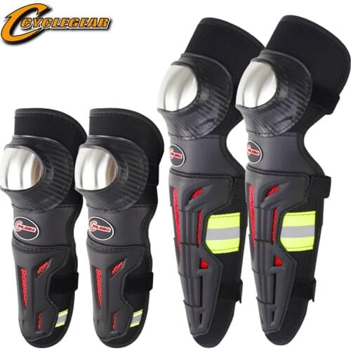 Cyclegear K18H18 Motorcycle Elbow & Knee Pads Protectors Dirt Bike Knee Pad Off Road Protective Gear Motocross Rodillera