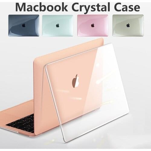 New Crysta Case For Apple Macbook Air Pro Retina M1 Chip 11 12 13 15 16 inch ,Case For 2020 Pro13 A2338 A2289 A2179 A1932 A2159