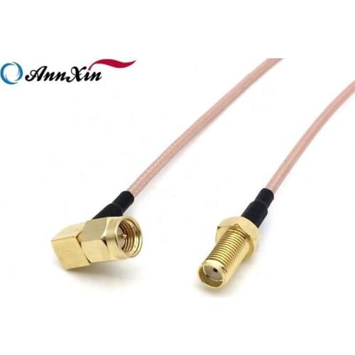 ANNXIN Original Cable Can Accept Private Custom SMA Male Right Angle to SMA Female Straight Connector with RG316 Coaxial Cable