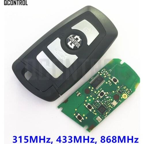 QCONTROL Car Remote Smart Key for BMW 1 3 5 7 Series CAS4 System 315/433/866 MHz Optional