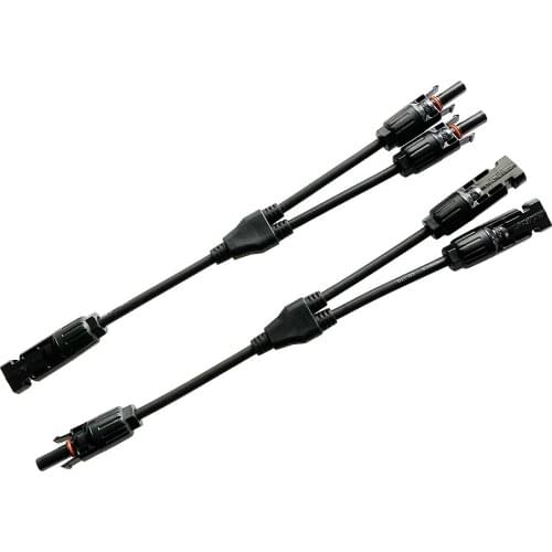 PV Branch Connector 2 To 1 Solar Panel Connector Cable for Solar System Parallel Solar Micro Inverter