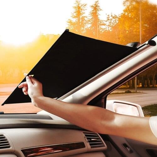 Car Windshield Sunshade Cover Automatic Retractable Sunblind Sun Protection