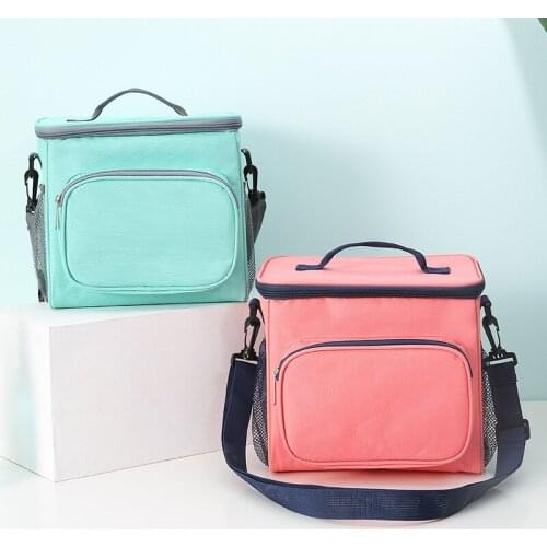 Lunch Bag Thicken Nylon Cooler Lunchbox Food Cooler Picnic Bags for Women Thermal Lunch Box Kids Milk Bag