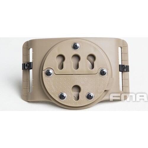 2020 NEW FMA Tactical Airsoft Quick Detach Adapter Mount for GC Holster for Backplane Belt BK/DE TB1359