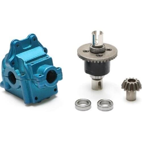 144001 four-wheel drive high speed vehicle upgrade accessories RC model front and rear metal wave box housing differential