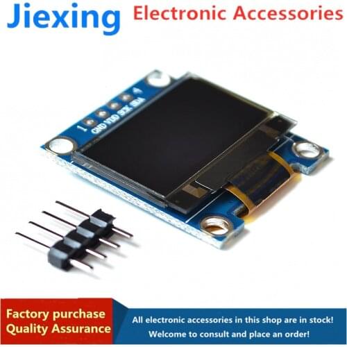 0.96 inch blue white yellow blue dual color IIC communication small OLED display module 51 single chip microcomputer