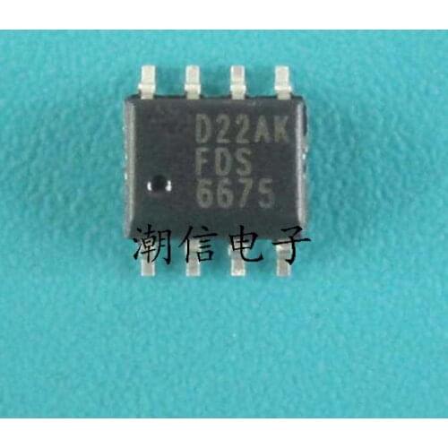 10PCS/LOT FDS6675BZ SOP-8 FDS6675 SOP 6675BZ SOP8 NEW MOSFET In Stock