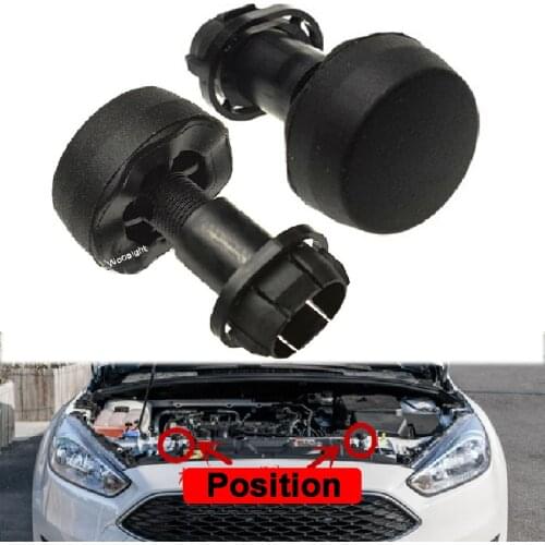 Wooeight 2Pcs CV6Z16758A CV6Z-16758-A 8V4Z16758B Hood Stop Cushion Rubber Bumper Fit for Ford C-Max Edge Escape Focus Lincoln
