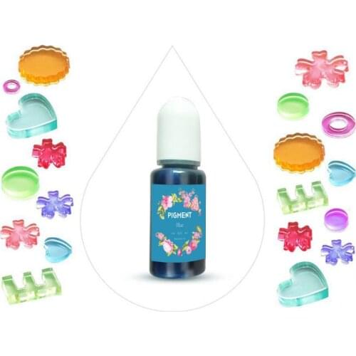 24 Colors Epoxy Pigment Translucent Liquid Resin Colorant for Resin Jewelry DIY 4X7E