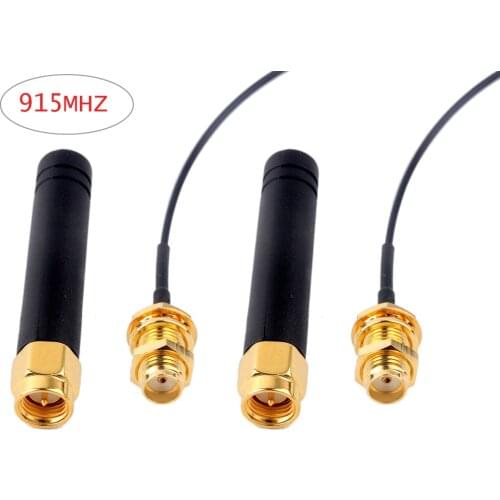 2pcs 915MHz U.FL IPEX to SMA Connector Lora Antenna for Lora Board IOT Lora32u4 II Wifi Lora32 Lora Module RCmall FZ3681