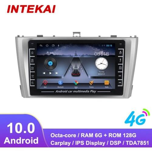 9" Android 10.0 Car Radio GPS Navigation Multimedia Autoradio Video Player for Toyota Avensis 2008 2011 2015 Head Unit Stereo