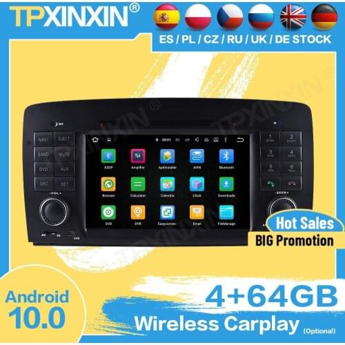 Carplay Car Radio 2 Din Receiver Recorder Android For Benz R W251 2006 2007 2008 20009 2010 2011 2012 GPS Player Audio Head Unit